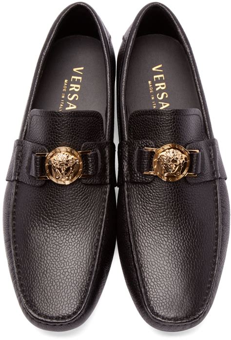 versace loafers mens sale|Versace collection men's loafers shoes.